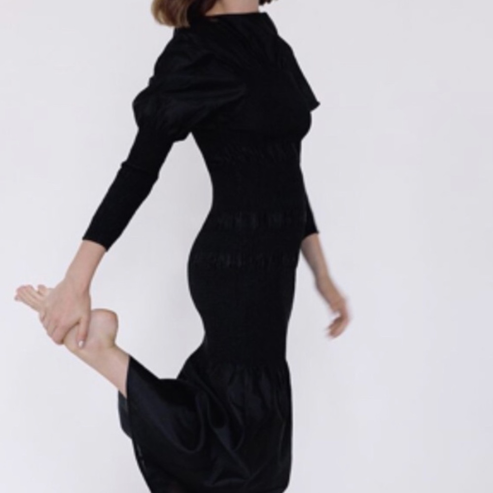 Club Monaco Aczib Silk Long, Ruffle Sleeve Blouse